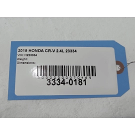 2018-2019 Honda CR-V 2.4L Engine Fuse Box Relay Module Upper Cover Lid OEM