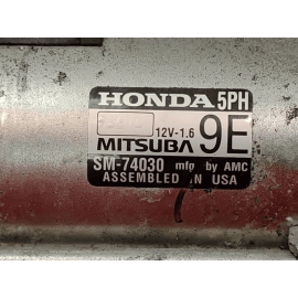 2017 - 2019 HONDA CR-V  LX 2.4L ENGINE STARTER MOTOR OEM