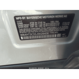 BMW X1 xDrive28i F48 2016-2022 X2 REAR SUSPENSION CROSS BAR BRACE PLATE OEM