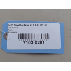 2019-2022 Toyota RAV4 Interior Roof Headliner OEM