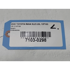 2019-2024 Toyota RAV4 Rear Bumper Left Driver Side Panel  Cover White *040* OEM