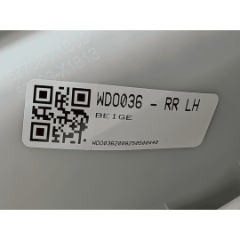 2019-2024 TOYOTA RAV4 REAR LEFT DRIVER SIDE DOOR TRIM PANEL COVER OEM