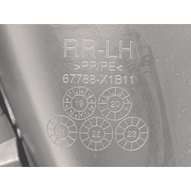 2019-2024 TOYOTA RAV4 REAR LEFT DRIVER SIDE DOOR TRIM PANEL COVER OEM