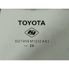 2019-2024 TOYOTA RAV4 REAR RIGHT SIDE DOOR WINDOW CORNER VENT FIXED GLASS OEM