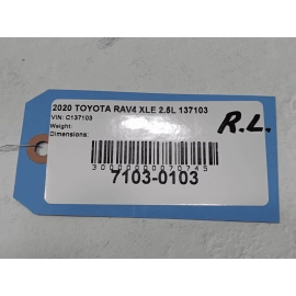 2019-2024 TOYOTA RAV4 REAR LEFT DRIVER SIDE DOOR WINDOW BELT MOLDING OEM 2019-2024 TOYOTA RAV4 REAR LEFT DRIVER SIDE DOOR WINDOW BELT MOLDING OEM