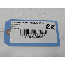 2019-2024 TOYOTA RAV4 REAR PASSENGER SIDE DOOR WINDOW SWITCH BEZEL PANEL OEM