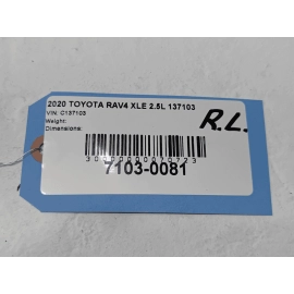 2019-2024 TOYOTA RAV4 REAR LEFT DRIVER SIDE DOOR WINDOW SWITCH BEZEL PANEL OEM 2019-2024 TOYOTA RAV4 REAR LEFT DRIVER SIDE DOOR WINDOW SWITCH BEZEL PANEL OEM