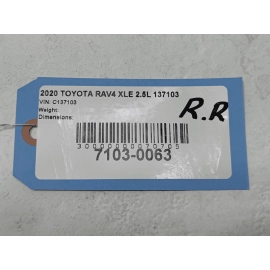 2019-2024 TOYOTA RAV4 REAR RIGHT OR LEFT SIDE DOOR EXTERIOR HANDLE 040 OEM
