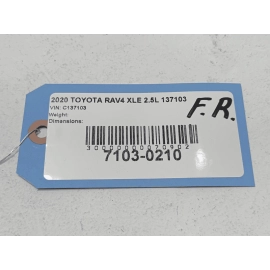 2019-2024 Toyota RAV4 Front Right Passenger Side Wheel Opening Molding OEM 2019-2024 Toyota RAV4 Front Right Passenger Side Wheel Opening Molding OEM