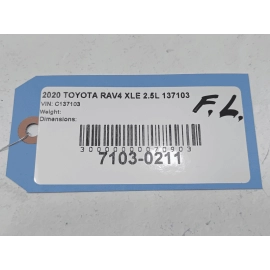 2019-2024 Toyota RAV4 Front Left Driver Side Wheel Opening Molding OEM 2019-2024 Toyota RAV4 Front Left Driver Side Wheel Opening Molding OEM