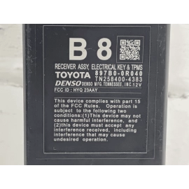 2019-2024 Toyota RAV4 Keyless Entry Receiver & Tpms Module Unit OEM 2019-2024 Toyota RAV4 Keyless Entry Receiver & Tpms Module Unit OEM