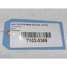 2020 Toyota RAV4 Wiring Harness Condenser Assembly OEM