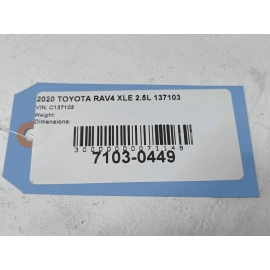 2019-2024 Toyota RAV4 2.5L Engine Coolant By Pass Hose Pipe Line w/ Valve OEM