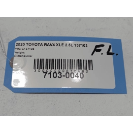 2019-2024 TOYOTA RAV4 FRONT LEFT DRIVER SIDE DOOR WINDOW GLASS OEM