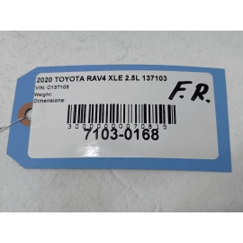 2019-2024 TOYOTA RAV4 FRONT RIGHT PASSENGER SIDE DOOR WINDOW GLASS OEM