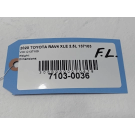 2019-2024 TOYOTA RAV4 FRONT LEFT DRIVER SIDE DOOR BODY WEATHERSTRIP SEAL OEM