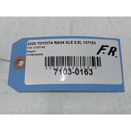 2019-2024 TOYOTA RAV4 FRONT PASSENGER SIDE DOOR PANEL TRIM HANDLE COVER OEM