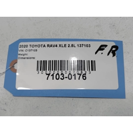 2019-2024 TOYOTA RAV4 FRONT RIGHT SIDE DOOR WINDOW GLASS RUN CHANNEL SEAL OEM