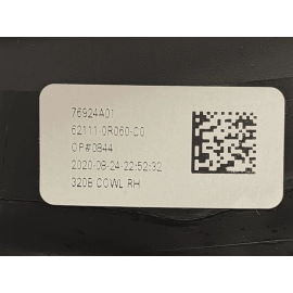 2019-2024 TOYOTA RAV4 FRONT RIGHT PASSENGER SIDE BOARD COWL TRIM OEM 2019-2024 TOYOTA RAV4 FRONT RIGHT PASSENGER SIDE BOARD COWL TRIM OEM