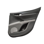 2018 Toyota Camry Rear Right Passenger Door Trim Panel w/Leather Gray OEM