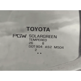 TOYOTA CAMRY 2018-2024 REAR LEFT DRIVER SIDE QUARTER WINDOW GLASS OEM