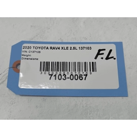 2019-2024 TOYOTA RAV4 FRONT DRIVER SIDE DOOR WINDOW GLASS GUIDE CHANNEL OEM