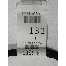 2019-2022 TOYOTA RAV4 FRONT RIGHT PASSENGER SIDE DOOR WIRE HARNESS OEM