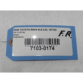 2019-2025 TOYOTA RAV4 FRONT PASSENGER SIDE DOOR WINDOW CORNER FIXED GLASS OEM 2019-2025 TOYOTA RAV4 FRONT PASSENGER SIDE DOOR WINDOW CORNER FIXED GLASS OEM