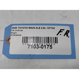 2019-2024 TOYOTA RAV4 FRONT PASSENGER SIDE DOOR WINDOW REGULATOR W/ MOTOR OEM