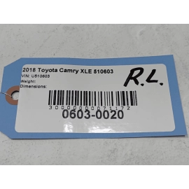 18-2020 TOYOTA CAMRY REAR LEFT DRIVER SIDE DOOR ARMREST ARM REST PANEL GRAY OEM