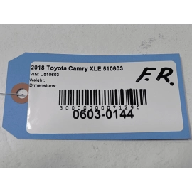 2018 TOYOTA CAMRY FRONT RIGHT PASSENGER SIDE DOOR TRIM PANEL OEM