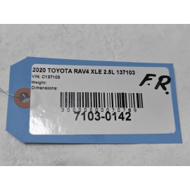 2019-2025 TOYOTA RAV4 FRONT RIGHT PASSENGER SIDE FORWARD DOOR SEAL BELT OEM