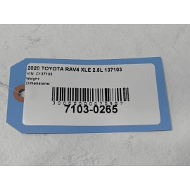 2019-2025 TOYOTA RAV4 FUEL VAPOR EVAPORATOR CHARCOAL CANISTER OEM