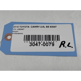 TOYOTA CAMRY 2018-2020 REAR LEFT DRIVER SIDE DOOR WIRE WIRING HARNESS OEM