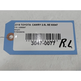 2018-2023 TOYOTA CAMRY REAR LEFT DRIVER SIDE DOOR INTERIOR HANDLE OEM