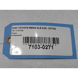 2019-2022 TOYOTA RAV4 BRAKE STOP PEDAL W/ BRACKET OEM