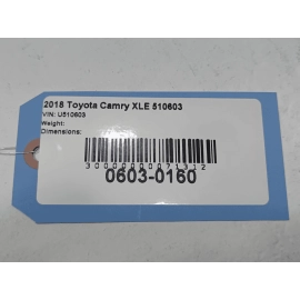 2018 Toyota Camry XSE Front Under Body Engine Splash Shield OEM