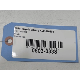 2018-2025 Toyota  Camry Trunk Cargo Spare Tire Floor Storage Carpet Cover OEM
