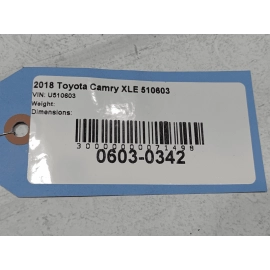 2018-2020 Toyota Camry Rear Bumper Cover w/Park Sensor Silver *1J9* OEM