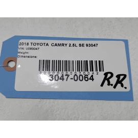 TOYOTA CAMRY 2018-2020 REAR RIGHT PASSENGER SIDE DOOR WIRE WIRING HARNESS OEM