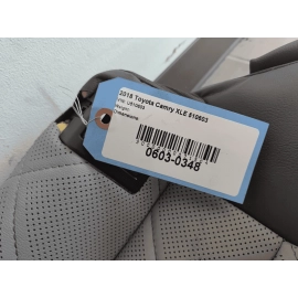 2018 TOYOTA CAMRY XLE REAR SEAT LOWER BOTTOM CUSHION PAD GRAY LEATHER LA10 OEM