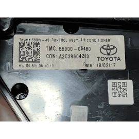 TOYOTA CAMRY 2018-2019 DISPLAY SCREEN RADIO & AC HVAC PANEL OEM