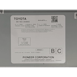 TOYOTA CAMRY 2018-2019 DISPLAY SCREEN RADIO & AC HVAC PANEL OEM