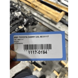 TOYOTA CAMRY 2.5L FWD AUTOMATIC TRANSMISSION TRANS ATM 8 SPEED 2018 - 2024 OEM