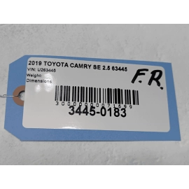 2018 - 2024 TOYOTA CAMRY FRONT RIGHT PASSENGER SIDE DOOR WINDOW GLASS GREEN OEM
