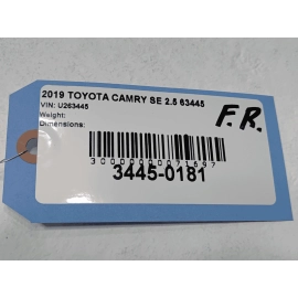 2018-24 TOYOTA CAMRY REAR PASSENGER SIDE DOOR WINDOW INNER WEATHERSTRIP SEAL OEM