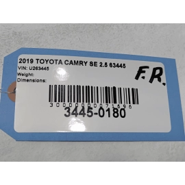 TOYOTA CAMRY FRONT PASSENGER SIDE DOOR WINDOW REGULATOR W/ MOTOR OEM 2018-2025