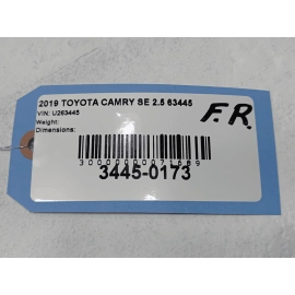 2018-2024 TOYOTA CAMRY FRONT RIGHT PASSENGER SIDE EXTERIOR DOOR HANDLE BASE OEM