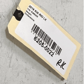 KIA RIO LX 2018-2023 REAR LEFT DRIVER SIDE DOOR HINGE CHECK STRAP STOPPER O