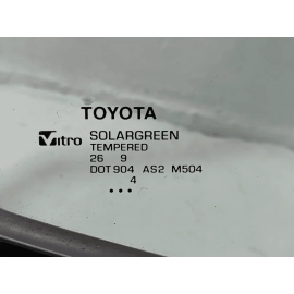 2018 - 2024 TOYOTA CAMRY REAR PASSENGER SIDE DOOR CORNER FIXED WINDOW GLASS OEM